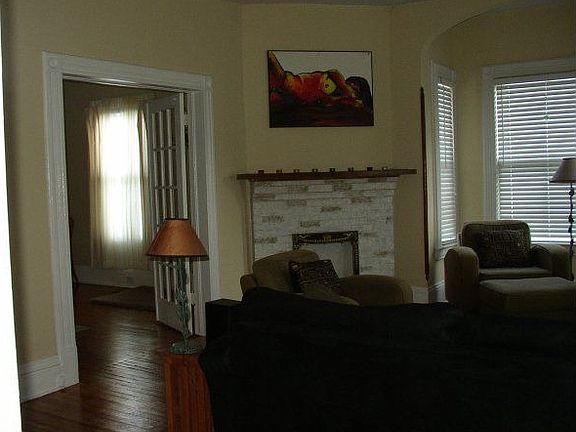 High ceilings on first floor. Original heart-pine hardwoods throughout.