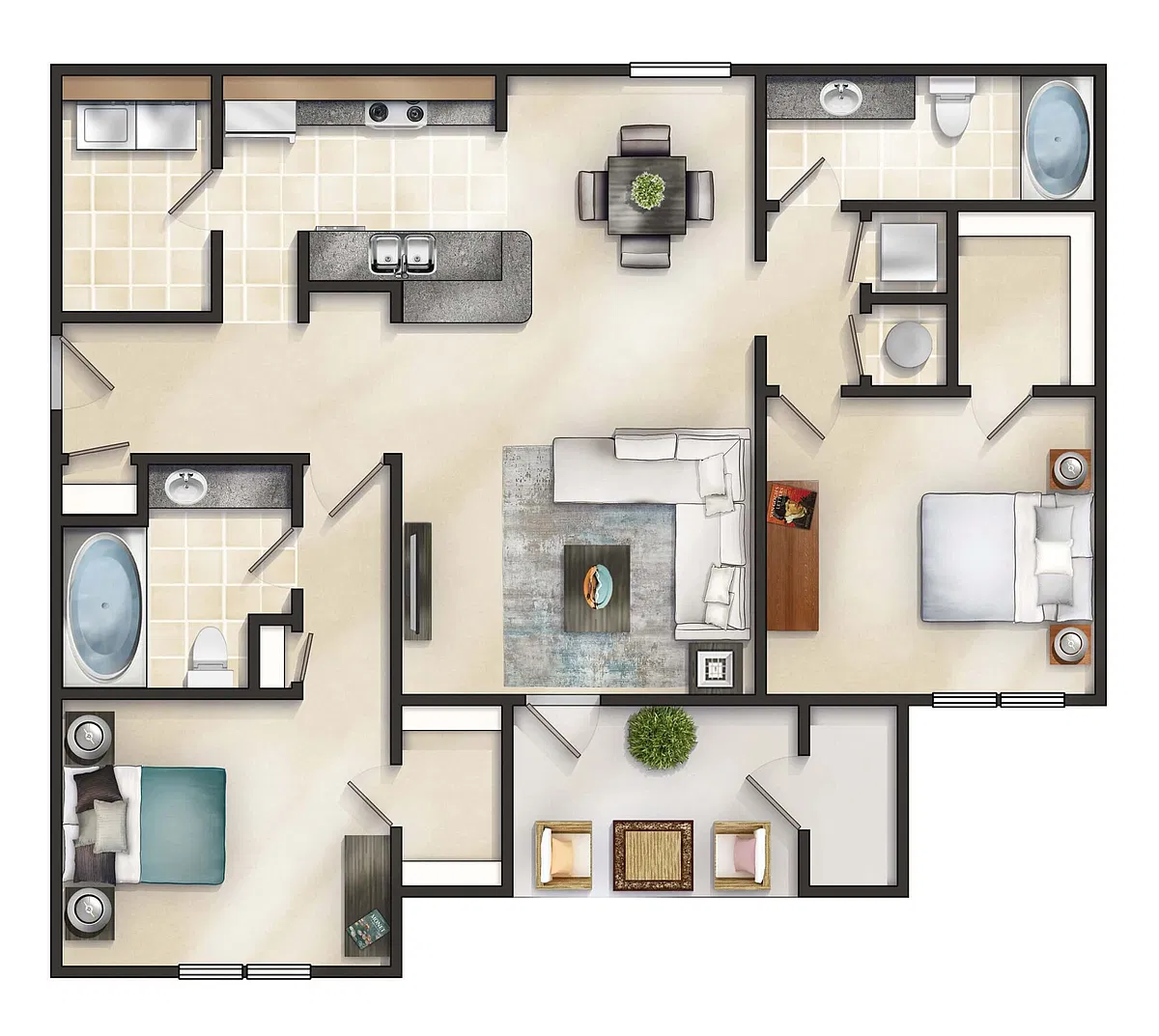 Floor plan The Lafayette