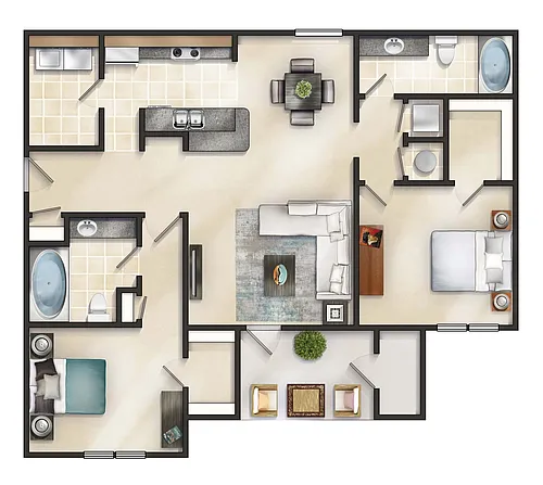 Floor plan The Lafayette