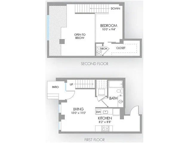 Floor plan Pinstripe