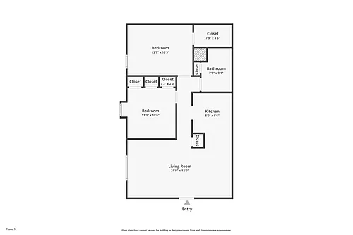 Floor plan 2BD