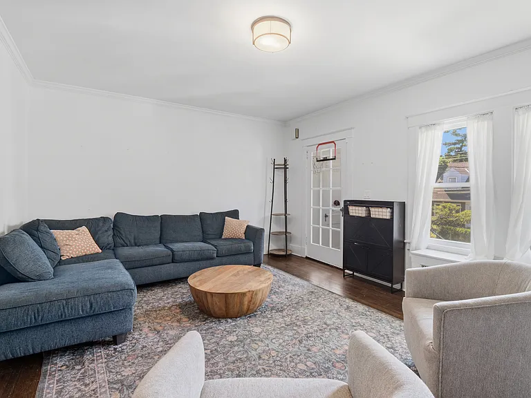 Another view of the living room with plenty of space for entertaining