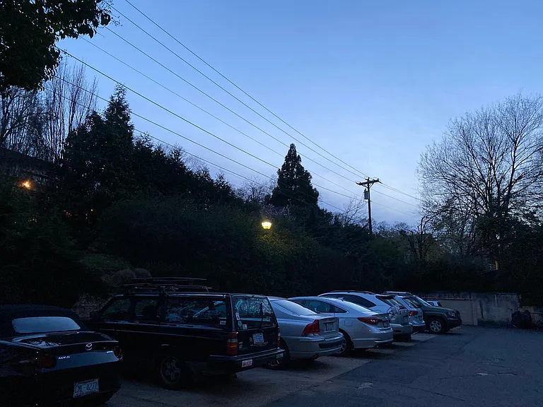 parking lot (evening)