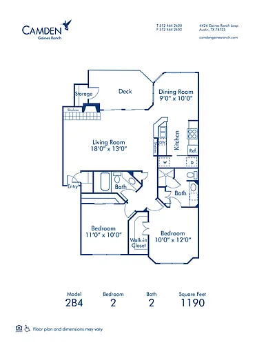 Floor plan 2B4