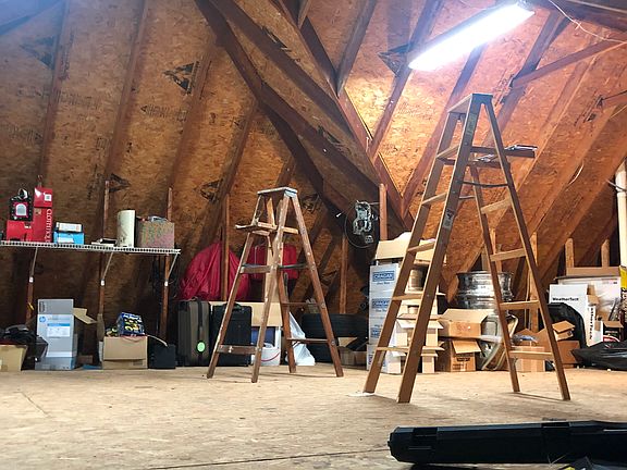 Floored Attic Space