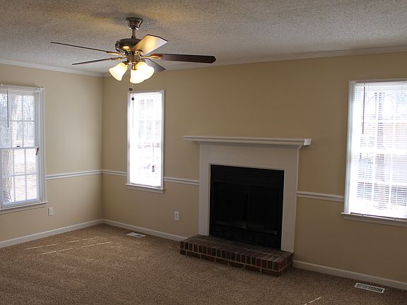 Fireplace in the living room