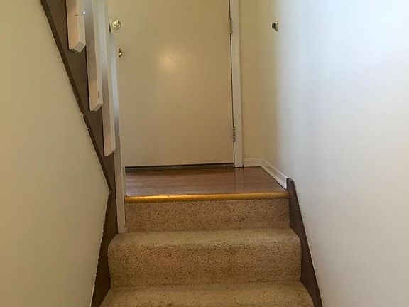 stairs from garage/basement entrance