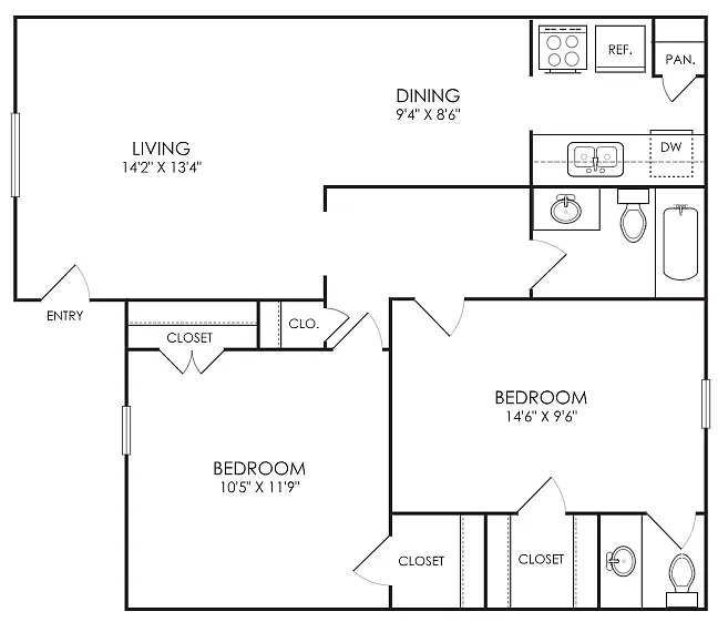 Floor plan B2