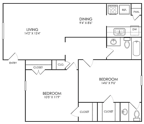 Floor plan B2