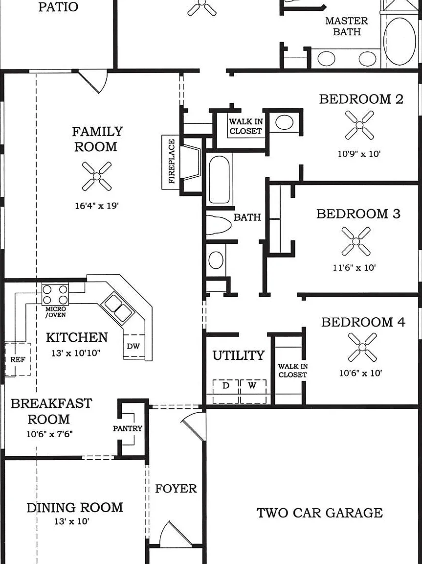 4 bed, 2.0 bath, 1970 sqft, $1,950 — Photo 2