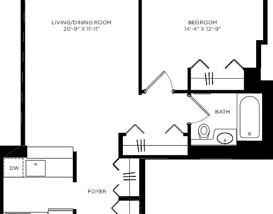 2nd image of 601 W 57th St APT 21S