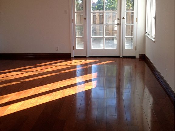 Wood floors & lots of light