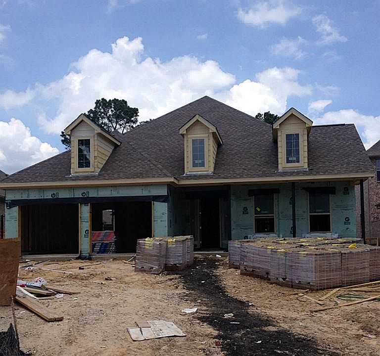 Front elevation under construction