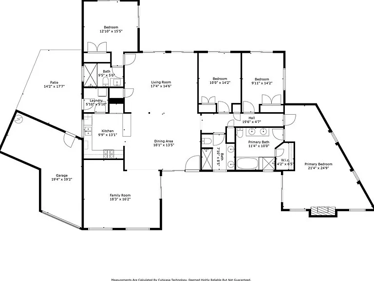 The San Francisco Room is at the end of the hallway nearest the Primary Bedroom.
New York Room is other room along the hallway.
Cairo Room is shown above to the upper left of the Living Room.
Pool, hot tub, backyard accessible from each rental room.