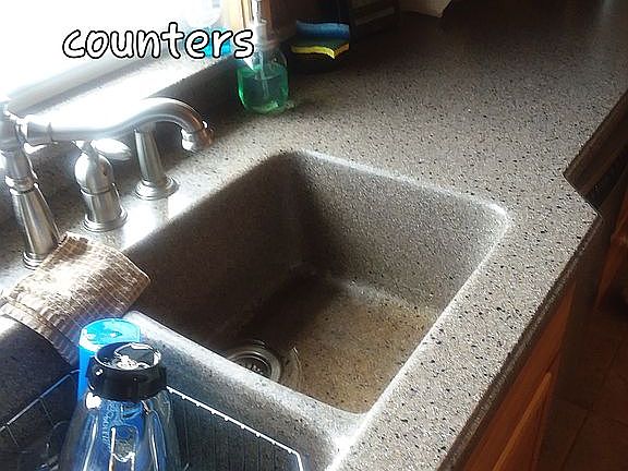 Solid surface counters