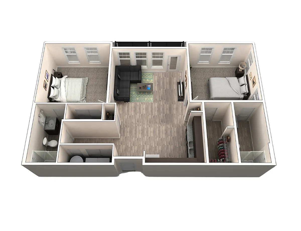 Floor plan Flat 202