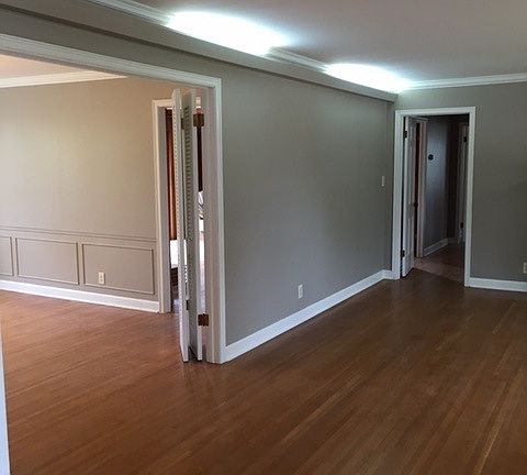 Living looking into dining