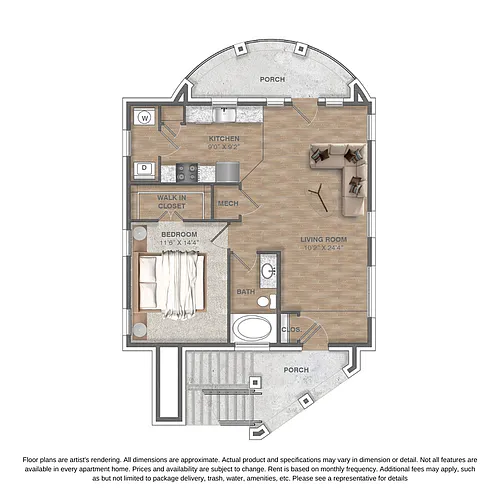 Floor plan Oak Island