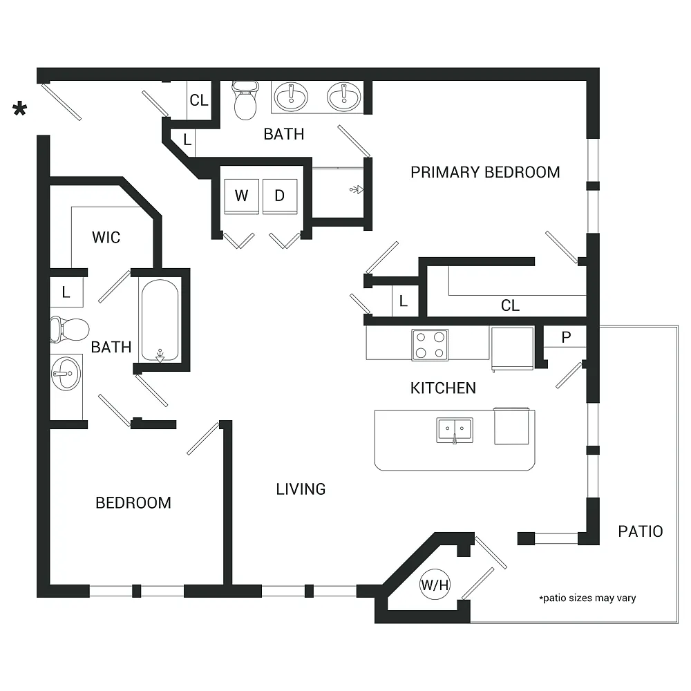 Floor plan Buda