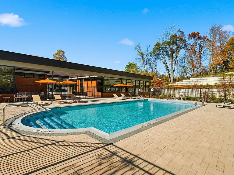 Step into resort-style living at Eagle Rock Apartments at Woodbury. Enjoy the stunning outdoor pool area, perfect for relaxation and social gatherings. Embrace a lifestyle of comfort and convenience. Schedule your tour today!