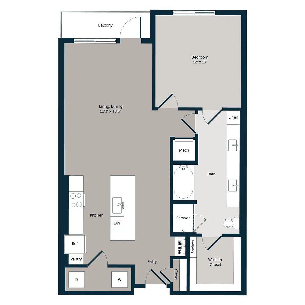 Floor plan Horseshoe