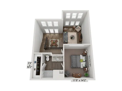 Floor plan A5 - Townhome - Quartz