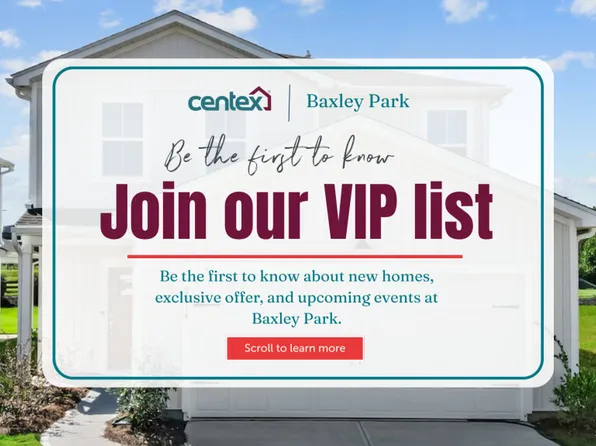 Homes Available Soon, Baxley Park