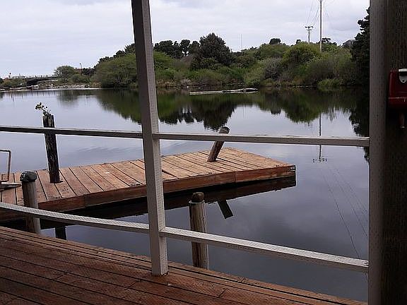 Upper deck and private dock