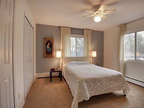 Master Bdrm of 2 bdrm uni