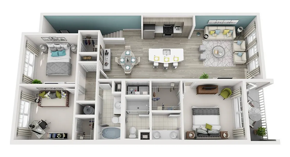 Floor plan C3 - Radiant