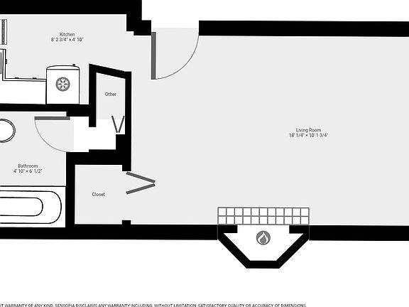 2nd image of 151 W 87th St APT A