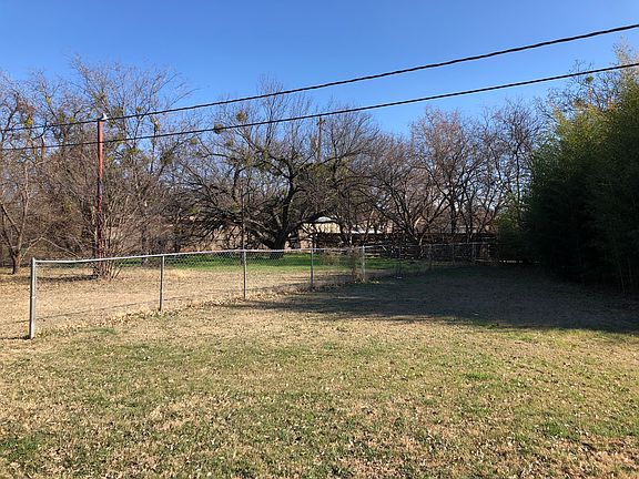 Large fenced backyard 
