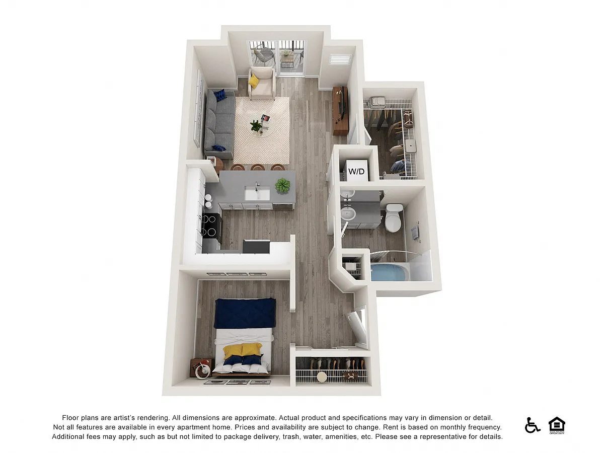 Floor plan Studio C - Premium