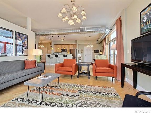 Open layout. Walk out balcony located directly behind where this photo was taken