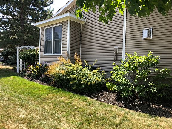 Large landscaped yard