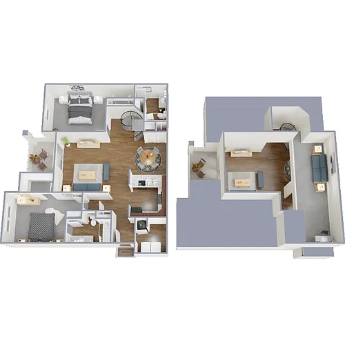 Floor plan 2X2L - Crosswinds