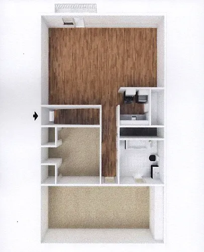 Floor plan 2 Bedroom 1 Bathroom X-Large