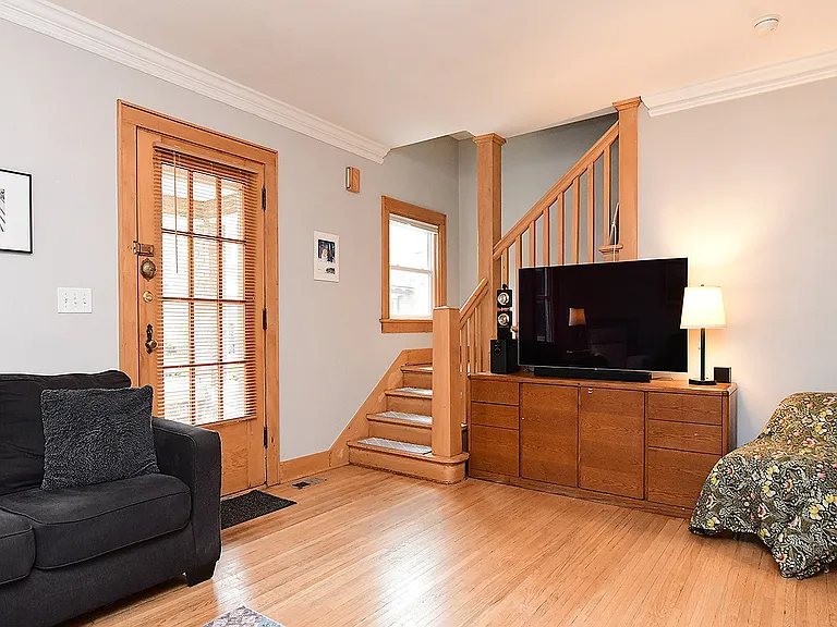 Front entrance and main living room