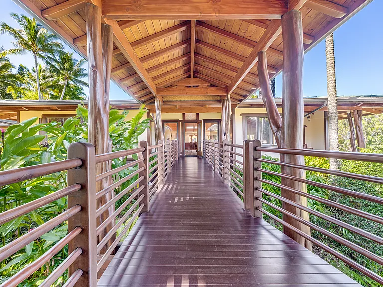 Walkway from Living Room to Master