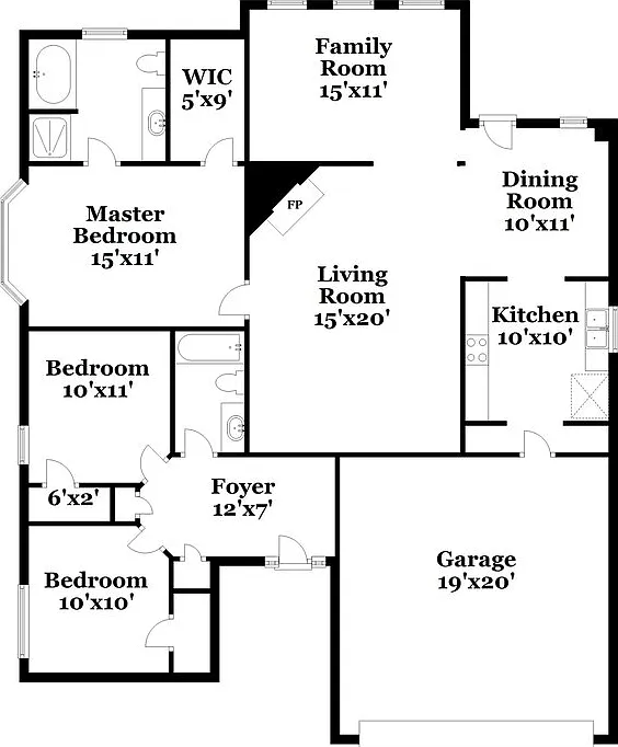 3 bed, 2.0 bath, 1578 sqft, $1,995 — Photo 2