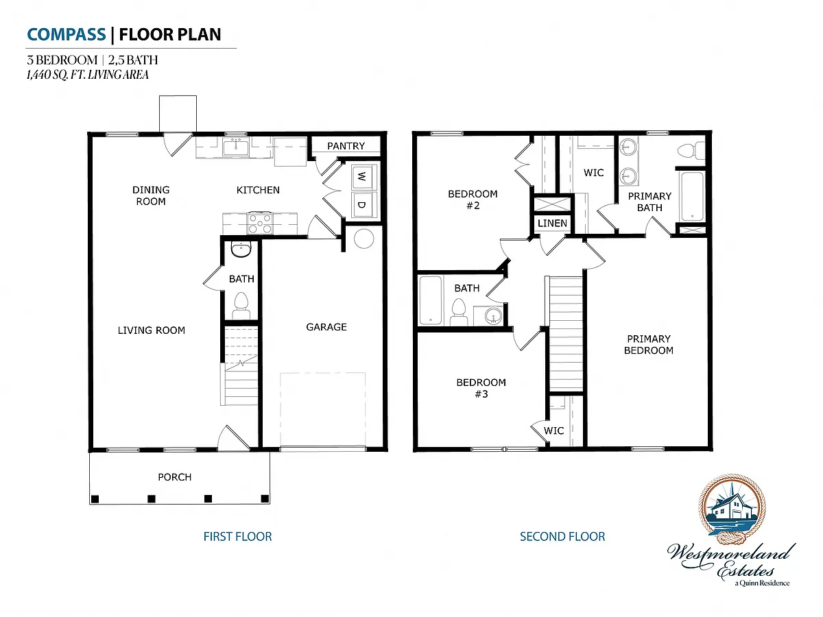 Floor plan Compass