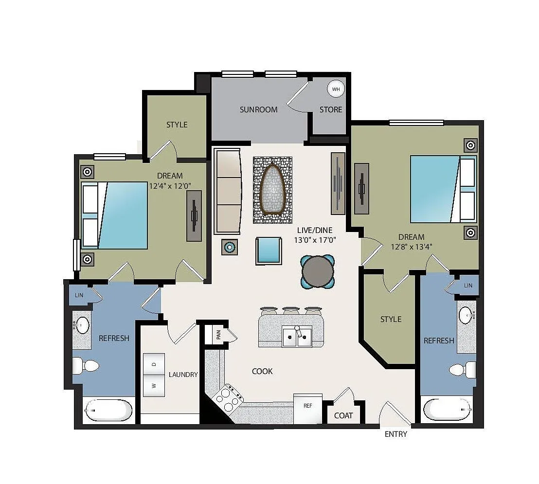 Floor plan B2S