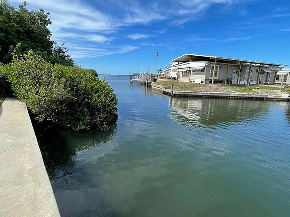 Canal leading to bay. 