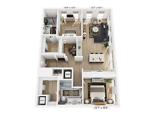 Floor plan B7