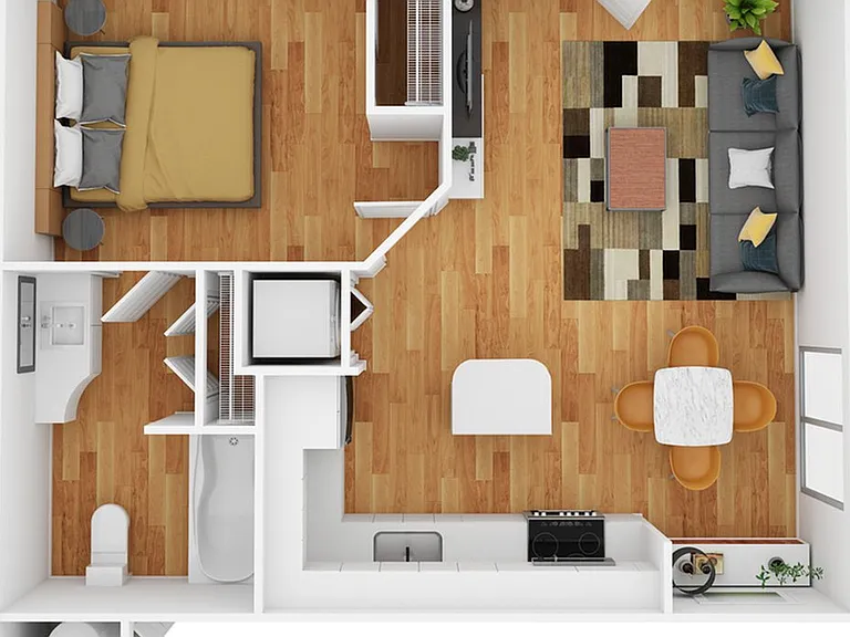 1 Bedroom | 1 Bath | 515 SF 1 Bedroom | 1 Bath | 515 SF