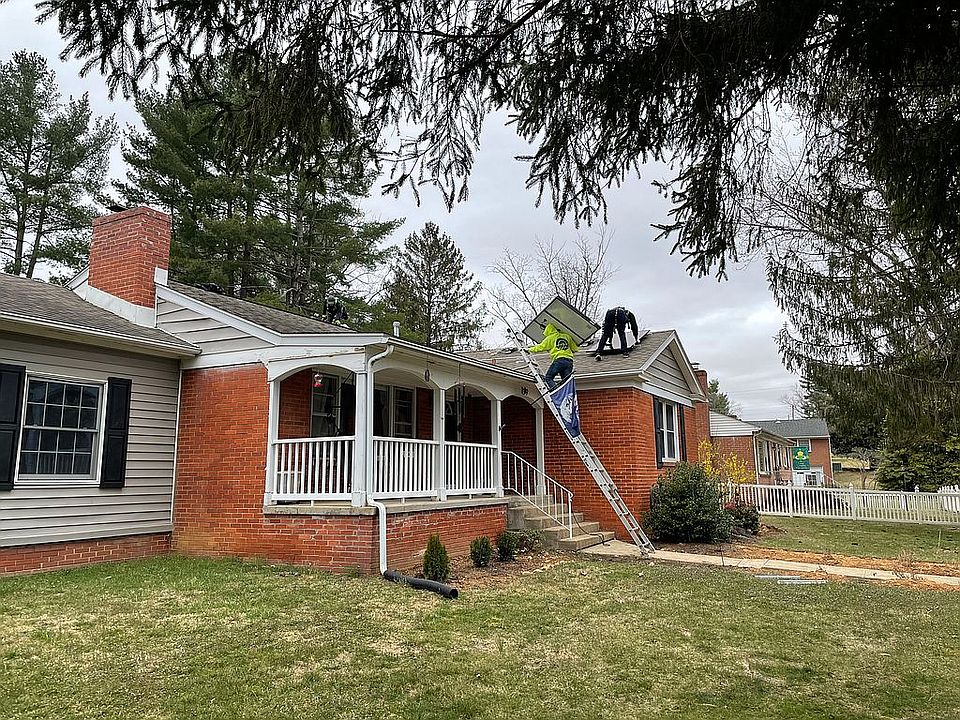 Solar Panels being Installed