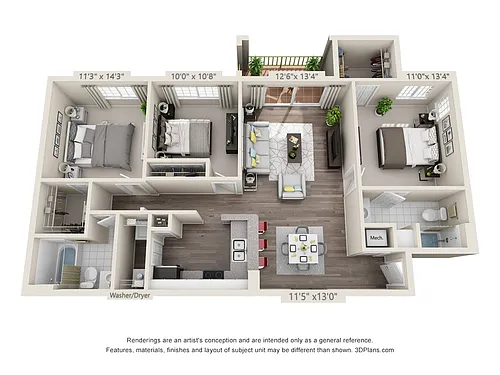 Floor plan Evian