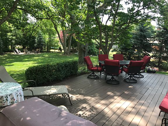 Patio view to backyard