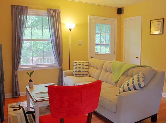 Living Room Features lots of Natural Light