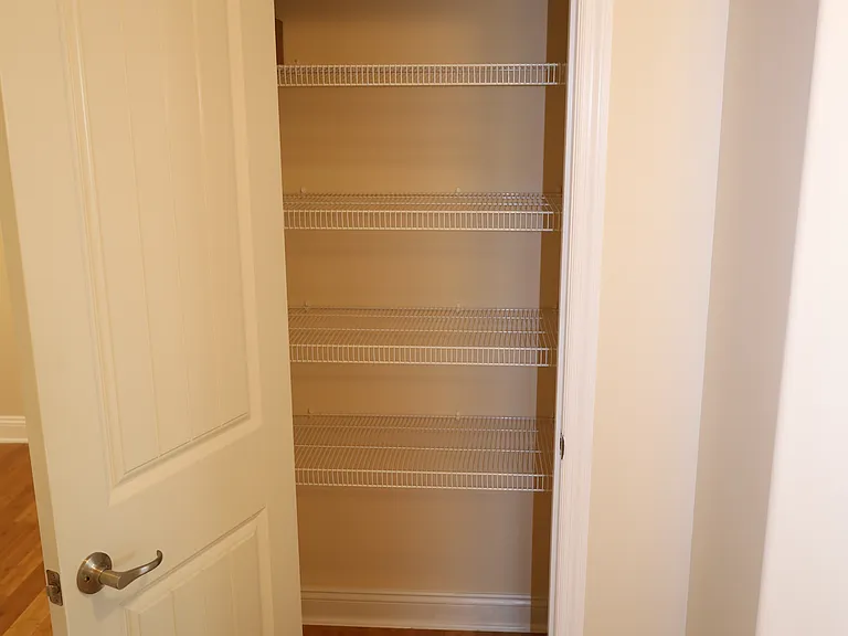 Linen/storage closet in hallway